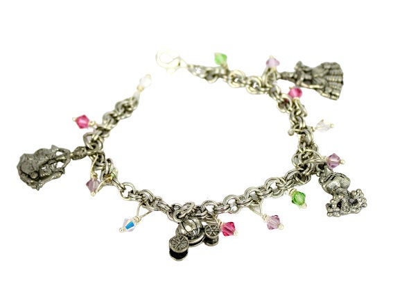 Childs Cinderella Princess Charm Bracelet