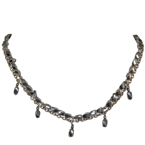 Black Hematite Gemstone Necklace
