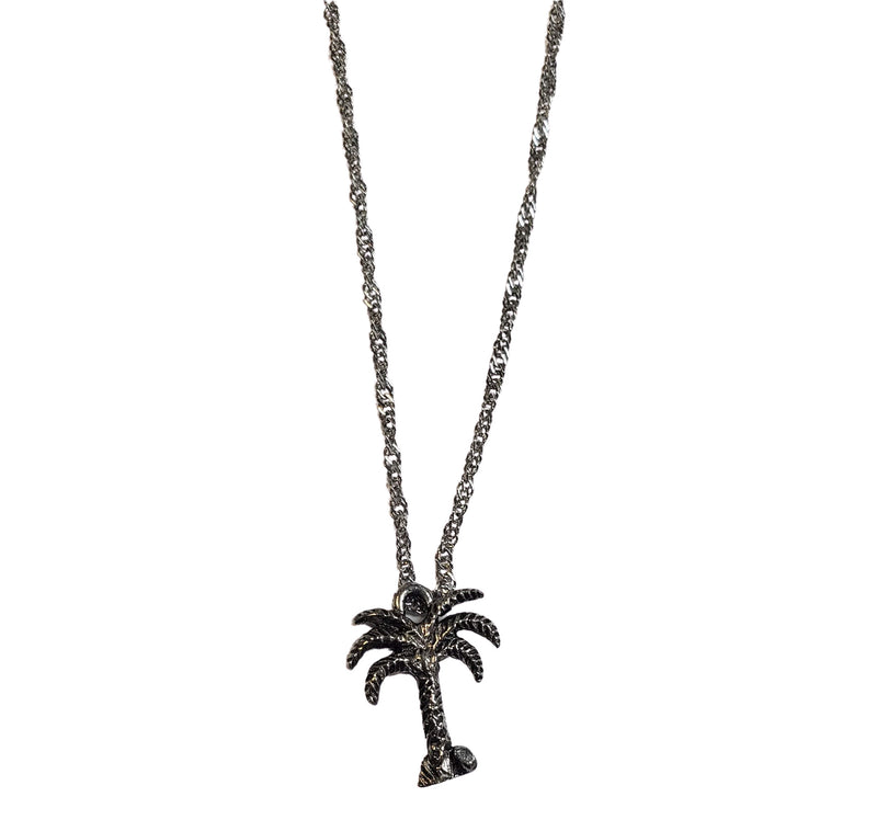 Palm Tree Charm Necklace