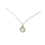 Silver Star Dust White Necklace, Bracelet & Earrings