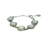 Silver Star Dust White Necklace, Bracelet & Earrings