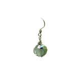Sparkling Sea Green Crystal Drop Earrings