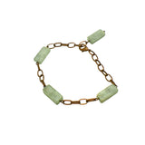 Gray Green Kyanite Gemstone Bracelet
