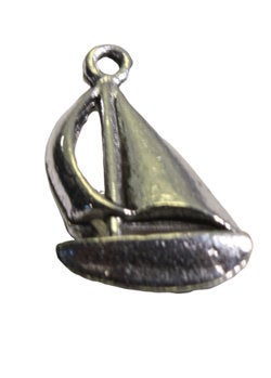 Silver Sailboat Charm