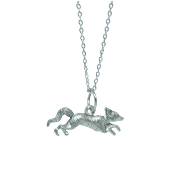 Fox Pendant Charm Necklace