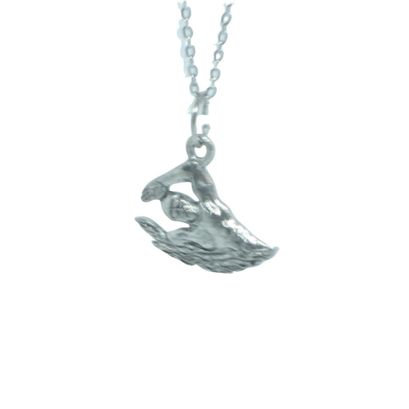 Swimmer Pendant Charm Necklace