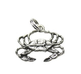 Silver Crab Charm Necklace