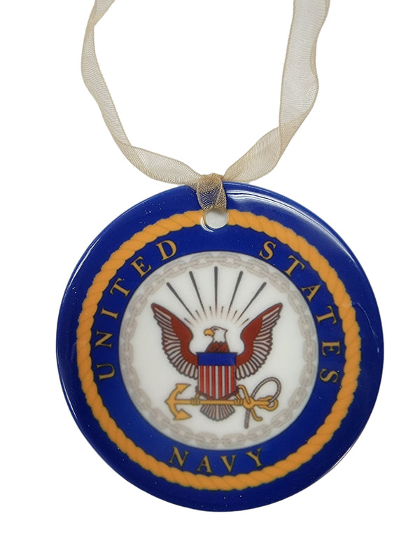 United States Military Ornaments - USMC - Army - Navy - Air Force - Space Force - Coast Guard