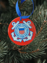 United States Military Ornaments - USMC - Army - Navy - Air Force - Space Force - Coast Guard
