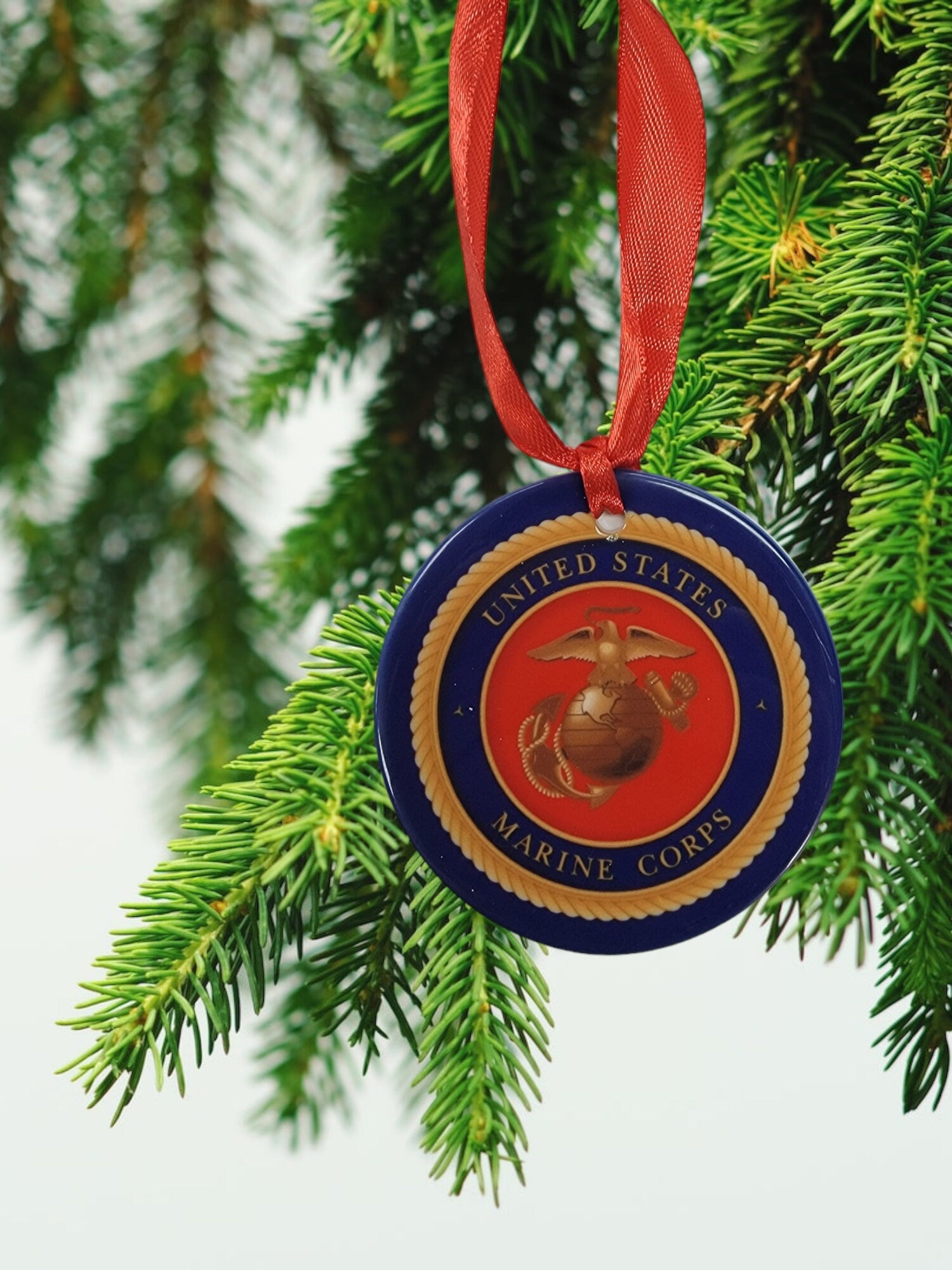 United States Military Ornaments - USMC - Army - Navy - Air Force - Space Force - Coast Guard