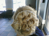 Branching Pearl and Crystal Bridal Wedding Hair Pins Set of 3