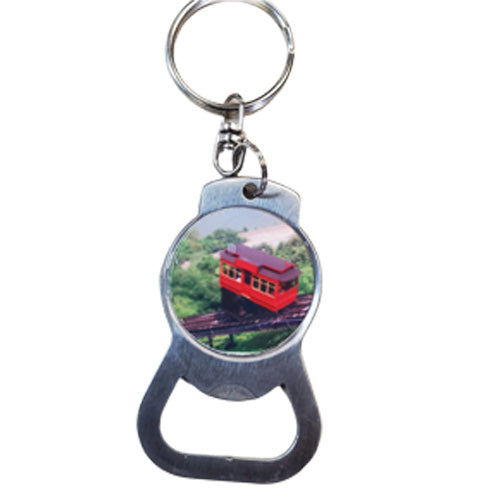 Pittsburgh Incline Keyring Bottle Opener